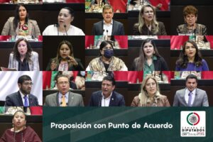 Presentan ante el Pleno de la Cámara de Diputados 17 puntos de acuerdo que exhortan a diversas dependencias