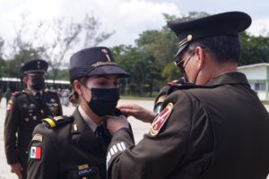 Ascienden al Grado Inmediato Oficiales del Ejército y Fuerza Aérea Mexicana en la Vigésimo Novena Zona Militar